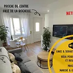 Le P\'Tit Rochelais - Proche Marche Central Et Gare Sncf- Wifi Haut Debit -