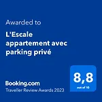 L\'Escale appartement avec parking privé
