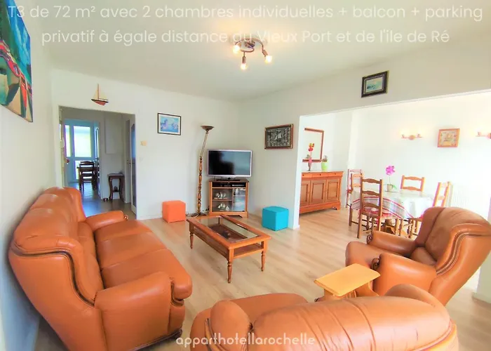Appartement T3 lumineux et tout confort de 72 m2 avec parking privatif