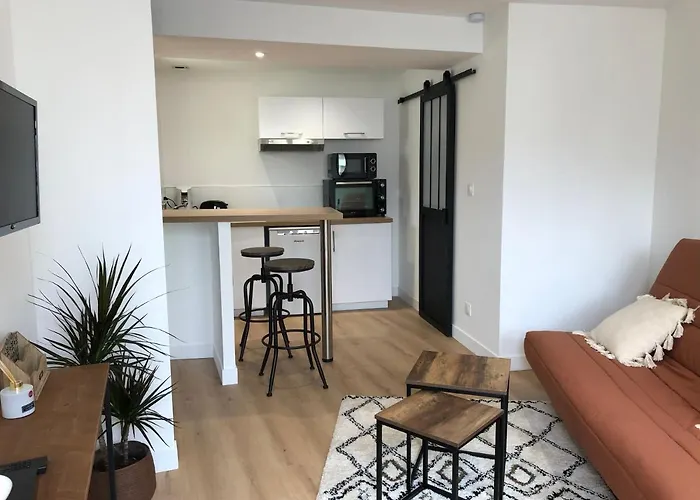 Terra Studio Cosy Et Calme Proche Du Centre Avec Parking Tv Et Wifi