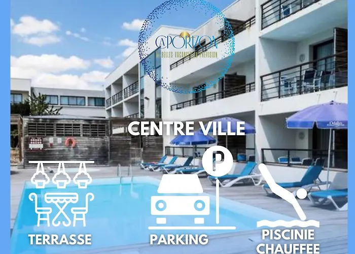 Caporizon-L\'Archipel-T1-Piscine-Plein Centre-Terrasse