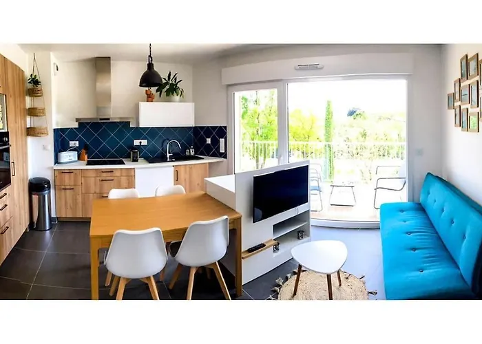 Superbe Appartement Exterieur, 2 Chambres, Parking