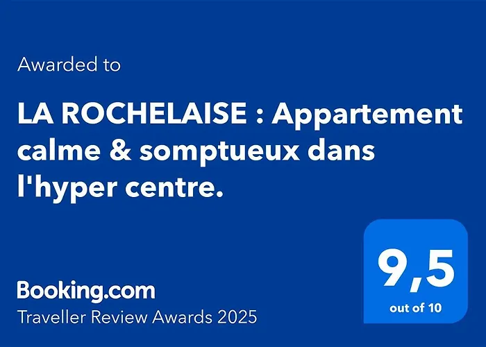 LA ROCHELAISE : Appartement calme&somptueux dans l\'hyper centre.