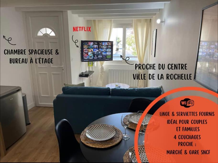 Apartment Le P Tit Marin Proche Marche Et Gare Sncf- Wifi Debit - La Rochelle (Charente-Maritime)