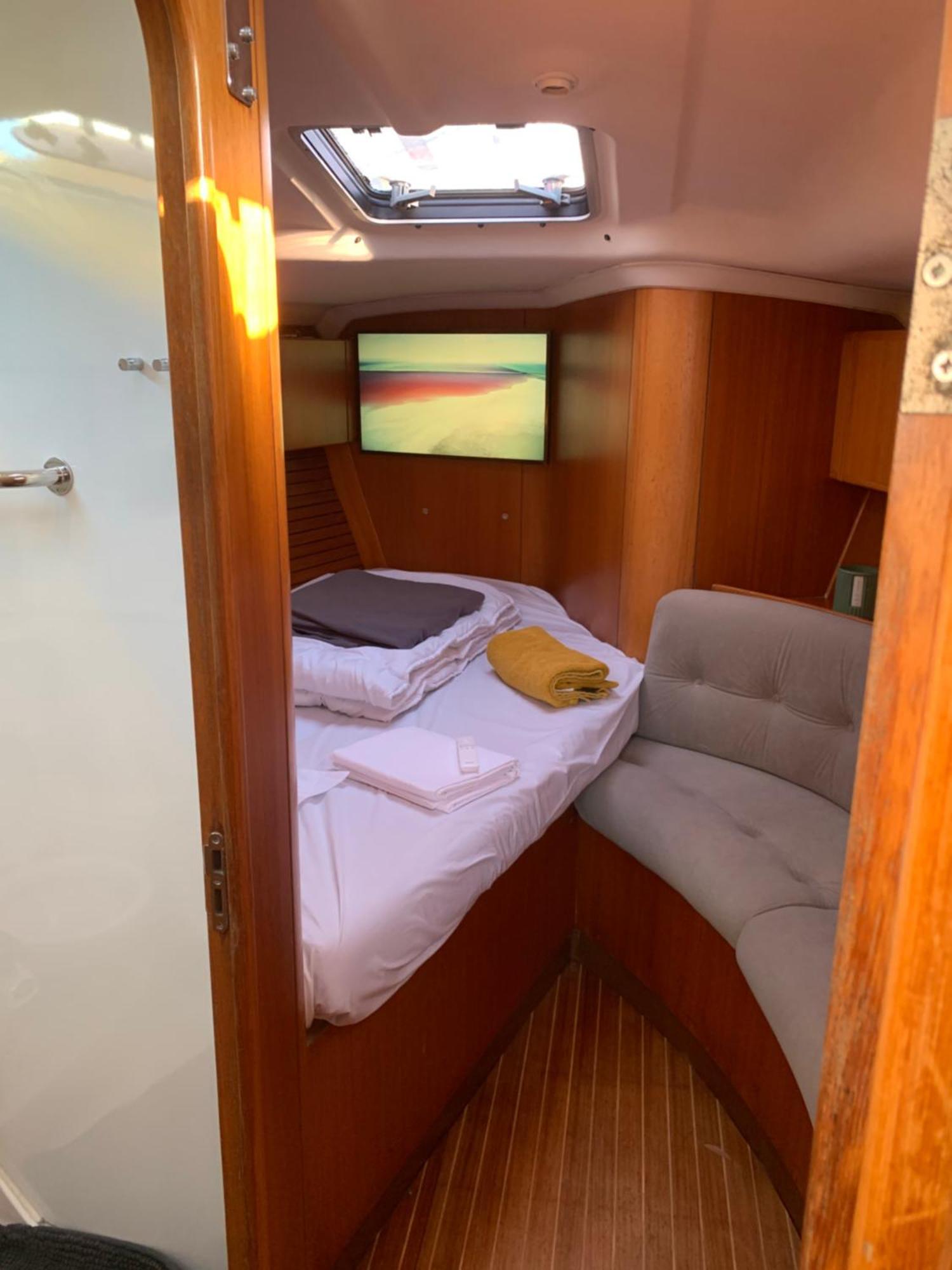 Nuit Sur Un Bateau Vieux Port