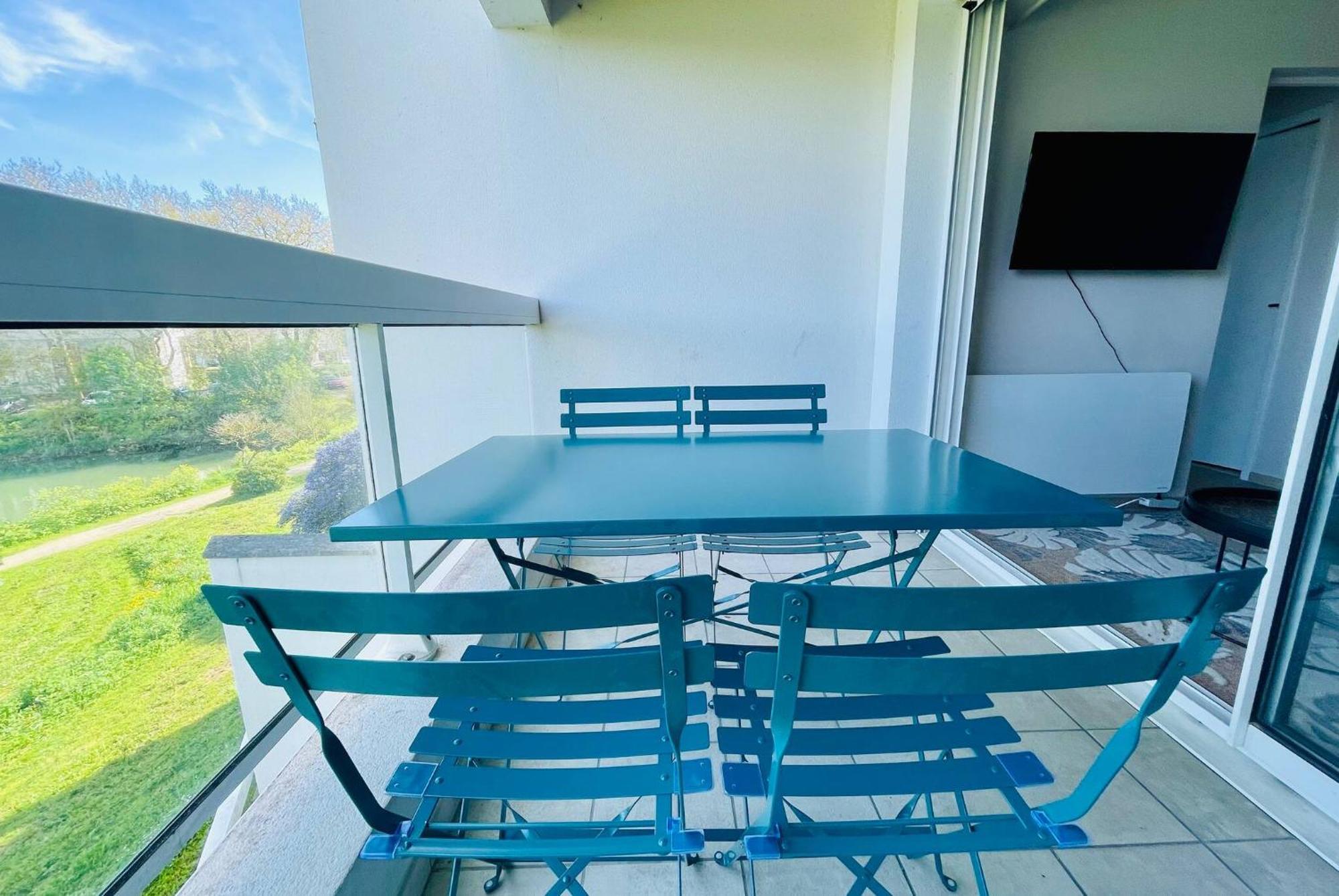 Le Du - Terrasses Wifi Et Parking Appartement