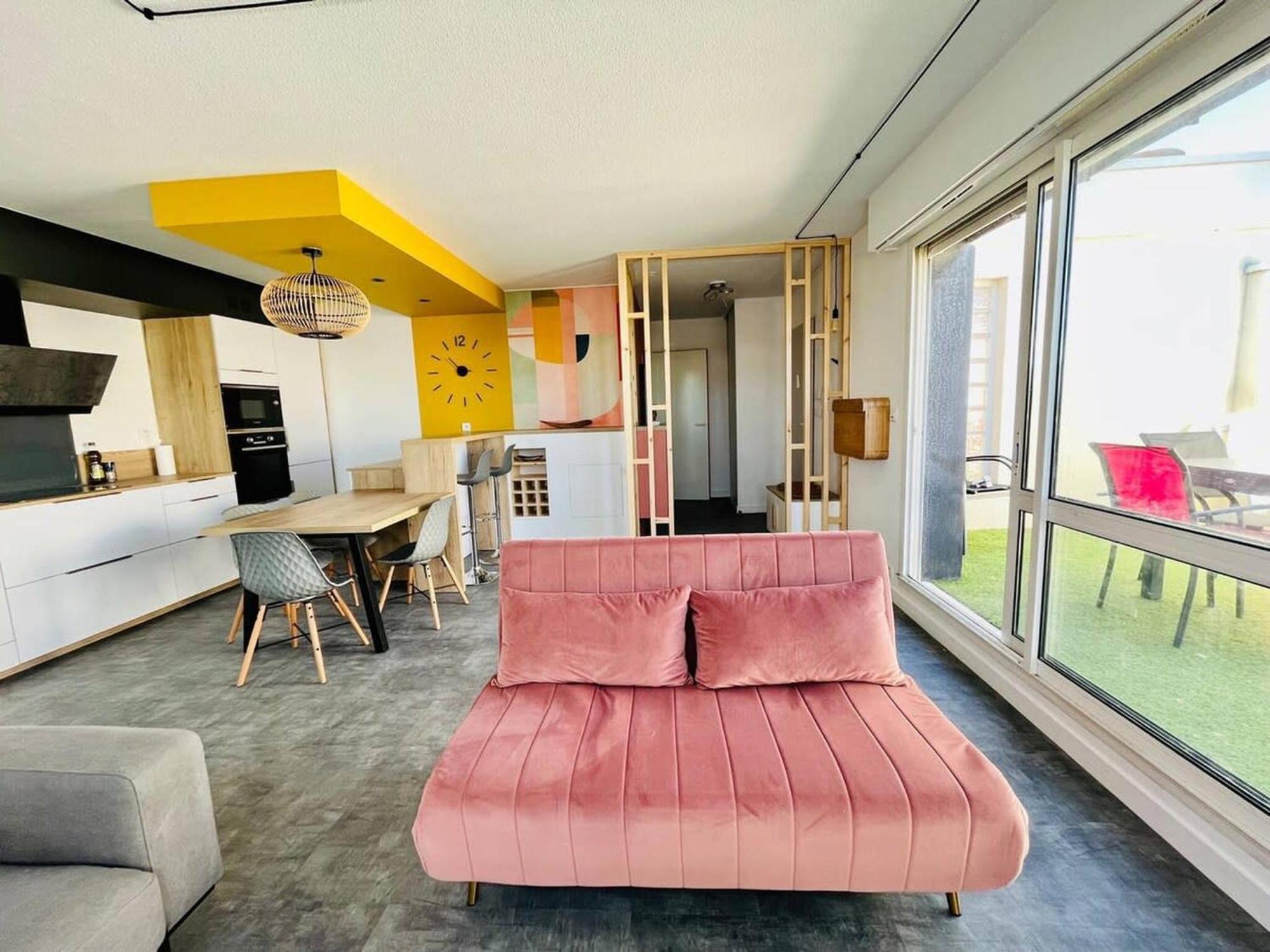 Appartement La Calypso Jolie T3 Vue Terrasse Parking Wifi
